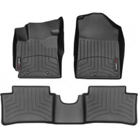 Коврики WeatherTech Black для Hyundai i10 (mkII) 2014→ manual