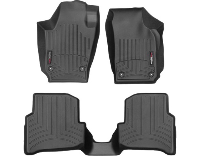 Коврики WeatherTech Black для Skoda Fabia (mkIII)(with passanger umbrella stand) 2016→, цена: 11 709 грн.