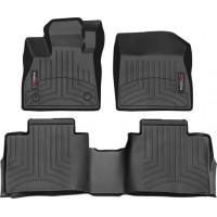 Коврики WeatherTech Black для Renault Espace (mkV)(1-2 row) 2014→