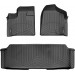 Коврики WeatherTech Black для Dodge Grand Caravan (mkV)(1-2 row)(2 row bench)(no Stow & Go or Swivel & Go seats) 2008-2011, цена: 10 186 грн.