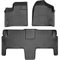 Коврики WeatherTech Black для Dodge Grand Caravan (mkV); Chrysler Grand Voyager (mkV); Volkswagen Routan (mkI)(2 row bucket Swivel & Go seats)(1-2 row) 2008-2011, цена: 11 709 грн.