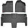 Коврики WeatherTech Black для Dodge Grand Caravan (mkV); Chrysler Grand Voyager (mkV); Volkswagen Routan (mkI)(2 row bucket Swivel & Go seats)(1-2 row) 2008-2011, цена: 10 849 грн.