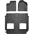Коврики Weathertech Black для Dodge / Chrysler Grand Caravan (mkV); Lancia Voyager (mkI)(1-2-3 row)(2 row bucket Stow & Go seats) 2008-2011, ціна: 13 915 грн.