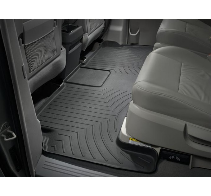 Коврики WeatherTech Black для Dodge Grand Caravan (mkV); Chrysler Grand Voyager (mkV); Volkswagen Routan (mkI)(2 row luxury bucket seats)(2 row) 2008-2020, цена: 4 705 грн.