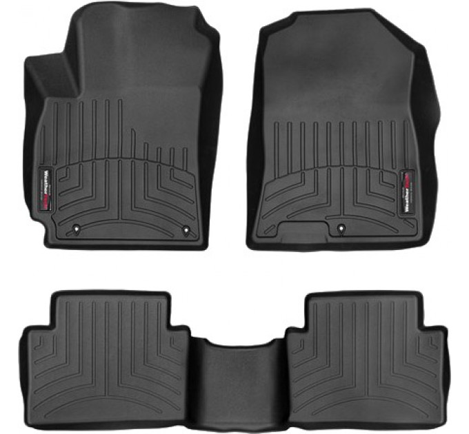 Коврики Weathertech Black для Hyundai Kona (US)(not Electric)(mkI) 2018→, ціна: 10 641 грн.