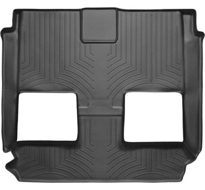 Килимки WeatherTech Black для Dodge Grand Caravan (mkV); Chrysler Grand Voyager (mkV); Lancia Voyager (mkI)(2 row bucket Stow & Go seats)(2 row) 2008-2020, ціна: 6 751 грн.