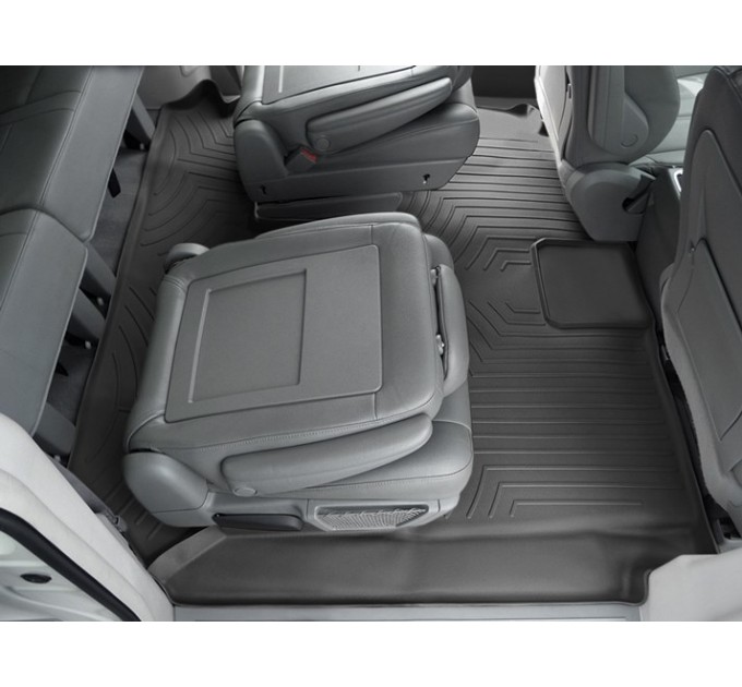 Коврики Weathertech Black для Dodge / Chrysler Grand Caravan (mkV); Lancia Voyager (mkI)(1-2-3 row)(2 row bucket Stow & Go seats) 2008-2011, ціна: 12 894 грн.