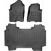 Коврики WeatherTech Black для Dodge Ram (mkV)(crew cab)(1 row bucket seats)(no storage under 2 row) 2019→, цена: 12 894 грн.