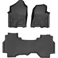 Коврики WeatherTech Black для Dodge Ram (mkV)(quad cab)(1 row bench seats) 2019→, цена: 14 054 грн.