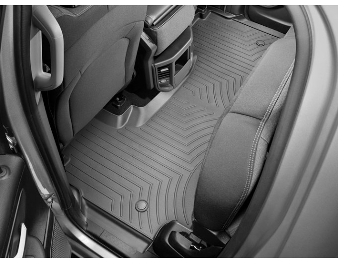 Коврики WeatherTech Black для Dodge Ram (mkV)(quad cab)(1 row bucket seats) 2019→, цена: 15 843 грн.