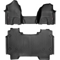 Коврики WeatherTech Black для Dodge Ram (mkV)(crew cab)(1 row bench seats)(no storage under 2 row) 2019→, цена: 15 843 грн.