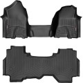 Коврики WeatherTech Black для Dodge Ram (mkV)(quad cab)(1 row bucket seats) 2019→, цена: 15 843 грн.