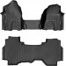 Коврики WeatherTech Black для Dodge Ram (mkV)(quad cab)(1 row bucket seats) 2019→, цена: 14 524 грн.