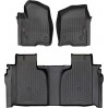 Коврики WeatherTech Black для Chevrolet Silverado (mkIV); GMC Sierra (mkV)(crew cab)(1 row bucket)(with storage under 2 row) 2019→, цена: 12 894 грн.