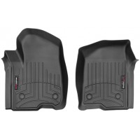 Коврики Weathertech Black для Chevrolet Silverado (mkIV); GMC Sierra (mkV)(crew& double cab)(bucket seats)(1 row) 2019→