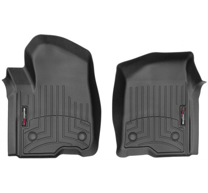 Коврики Weathertech Black для Chevrolet Silverado (mkIV); GMC Sierra (mkV)(crew& double cab)(bucket seats)(1 row) 2019→, ціна: 6 144 грн.