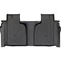 Коврики WeatherTech Black для Chevrolet Silverado (mkIV); GMC Sierra (mkV)(crew cab)(1 row bucket)(with storage under 2 row)(2 row) 2019→, цена: 7 362 грн.