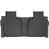 Коврики WeatherTech Black для Chevrolet Silverado (mkIV); GMC Sierra (mkV)(crew cab)(1 row bench)(with storage under 2 row)(2 row) 2019→