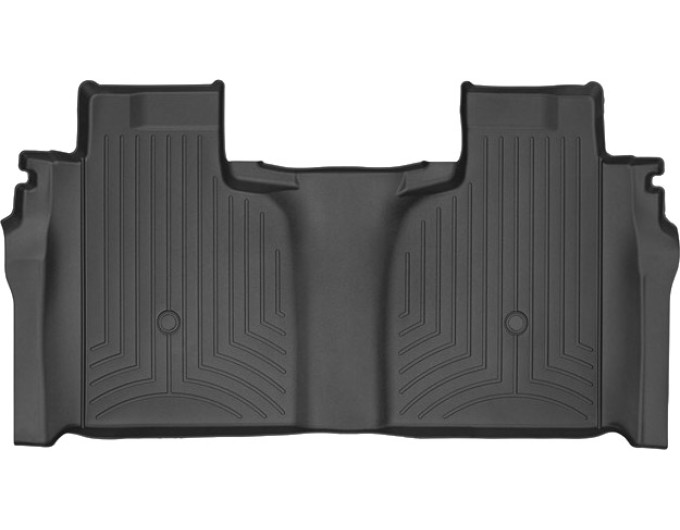Коврики WeatherTech Black для Chevrolet Silverado (mkIV); GMC Sierra (mkV)(crew cab)(1 row bench)(with storage under 2 row)(2 row) 2019→, цена: 7 362 грн.