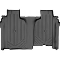 Коврики WeatherTech Black для Chevrolet Silverado (mkIV); GMC Sierra (mkV)(crew cab)(1 row bucket)(no storage under 2 row)(2 row) 2019→