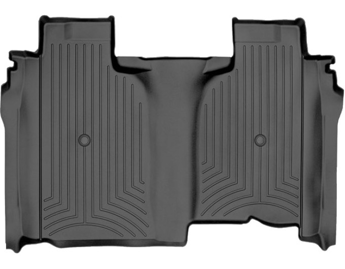 Коврики WeatherTech Black для Chevrolet Silverado (mkIV); GMC Sierra (mkV)(crew cab)(1 row bucket)(no storage under 2 row)(2 row) 2019→, цена: 7 362 грн.