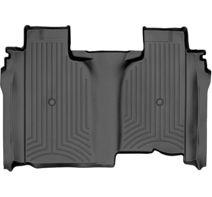 Коврики Weathertech Black для Chevrolet Silverado (mkIV); GMC Sierra (mkV)(crew cab)(1 row bucket)(no storage under 2 row)(2 row) 2019→, ціна: 6 751 грн.