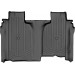 Коврики WeatherTech Black для Chevrolet Silverado (mkIV); GMC Sierra (mkV)(crew cab)(1 row bucket)(no storage under 2 row)(2 row) 2019→, цена: 6 751 грн.