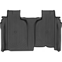 Коврики Weathertech Black для Chevrolet Silverado (mkIV); GMC Sierra (mkV)(crew cab)(1 row bench)(no storage under 2 row)(2 row) 2019→