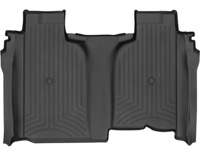 Коврики WeatherTech Black для Chevrolet Silverado (mkIV); GMC Sierra (mkV)(crew cab)(1 row bench)(no storage under 2 row)(2 row) 2019→, цена: 7 362 грн.