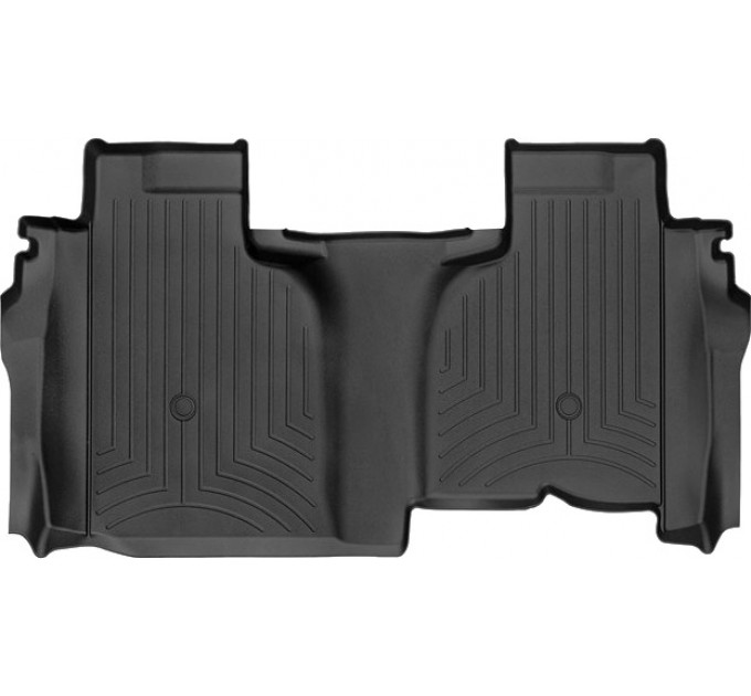 Коврики Weathertech Black для Chevrolet Silverado (mkIV); GMC Sierra (mkV)(double cab)(1 row bench)(no storage under 2 row)(2 row) 2019→, ціна: 6 751 грн.