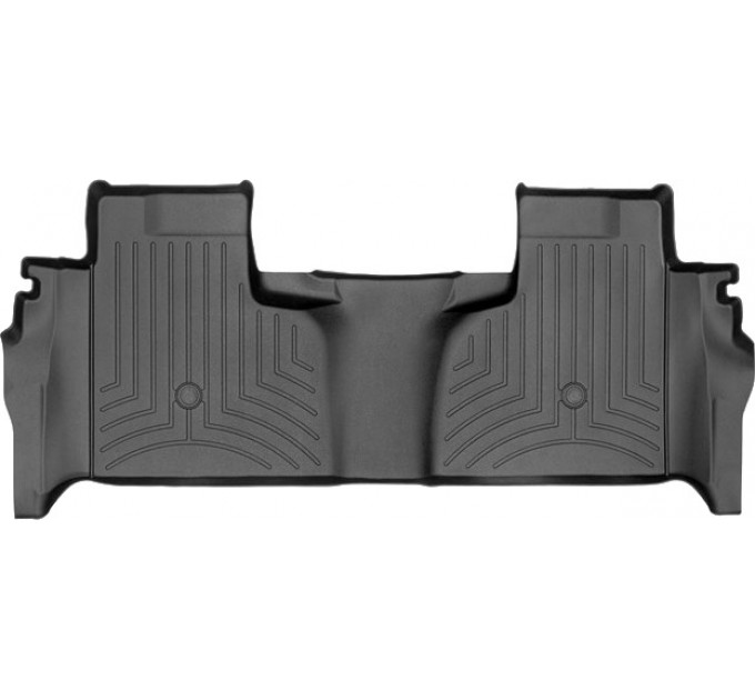 Коврики WeatherTech Black для Chevrolet Silverado (mkIV); GMC Sierra (mkV)(double cab)(1 row bucket)(with storage under 2 row)(2 row) 2019→, цена: 6 343 грн.