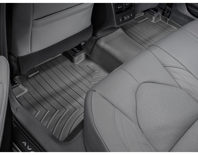 Коврики WeatherTech Black для Toyota Avalon (mkV)(not hybrid)(FWD)(2 row) 2018→, ціна: 4 911 грн.