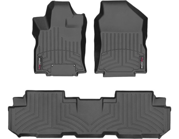 Коврики WeatherTech Black для Subaru Ascent (mkI)(1-2 row)(2 row bench seats) 2019→, цена: 11 488 грн.