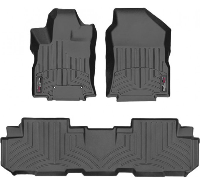 Коврики Weathertech Black для Subaru Ascent (mkI)(1-2 row)(2 row bench seats) 2019→, ціна: 10 641 грн.