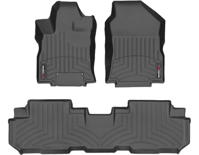 Коврики WeatherTech Black для Subaru Ascent (mkI)(1-2 row)(2 row bucket seats) 2019→, цена: 11 488 грн.