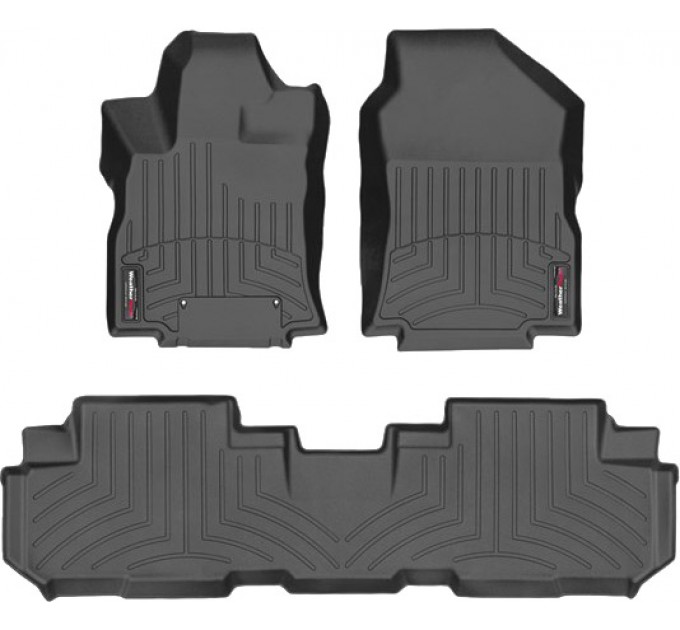 Коврики WeatherTech Black для Subaru Ascent (mkI)(1-2 row)(2 row bucket seats) 2019→, цена: 10 641 грн.