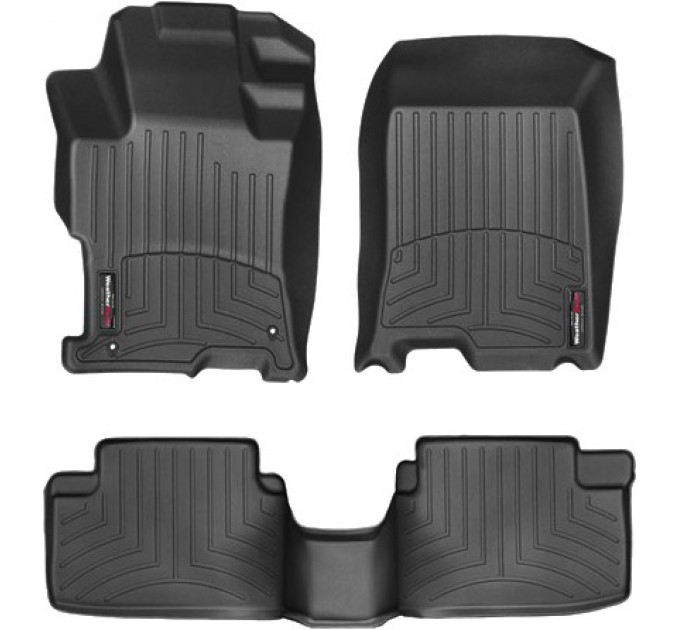 Коврики WeatherTech Black для Honda Accord (mkVIII)(coupe)(CS1-CS2) 2008-2012 (USA), цена: 9 994 грн.