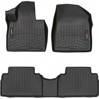 Коврики WeatherTech Black для Hyundai Santa Fe (mkIV)(1-2 row) 2018-2020