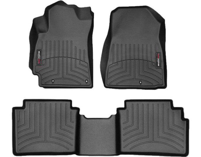 Коврики WeatherTech Black для Kia Forte (mkIII) 2018→, цена: 11 603 грн.