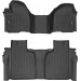 Коврики WeatherTech Black для Chevrolet Silverado (mkIV); GMC Sierra (mkV)(crew cab)(1 row bench)(with storage under 2 row) 2019→, цена: 14 524 грн.