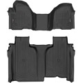 Коврики WeatherTech Black для Chevrolet Silverado (mkIV); GMC Sierra (mkV)(crew cab)(1 row bench)(no storage under 2 row) 2019→, цена: 15 843 грн.