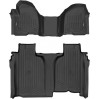 Коврики Weathertech Black для Chevrolet Silverado (mkIV); GMC Sierra (mkV)(crew cab)(1 row bench)(no storage under 2 row) 2019→, ціна: 14 524 грн.