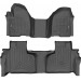 Коврики Weathertech Black для Chevrolet Silverado (mkIV); GMC Sierra (mkV)(double cab)(1 row bench seats)(with storage under 2 row) 2019→, ціна: 14 117 грн.