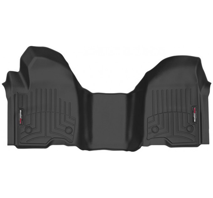 Коврики WeatherTech Black для Chevrolet Silverado (mkIV); GMC Sierra (mkV)(crew & double cab)(bench seats)(1 row) 2019→, цена: 7 773 грн.