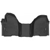 Коврики WeatherTech Black для Chevrolet Silverado (mkIV); GMC Sierra (mkV)(crew & double cab)(bench seats)(1 row) 2019→, цена: 7 773 грн.