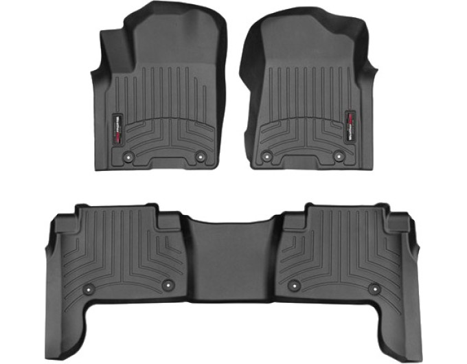 Коврики Weathertech Black для Infiniti QX80 / QX56 (mkII)(1-2 row) 2018→, ціна: 11 488 грн.