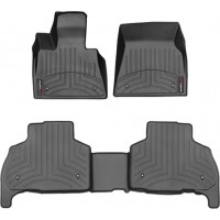 Коврики WeatherTech Black для BMW X5 (F95; G05)(7 seats)(1-2 row) 2018→