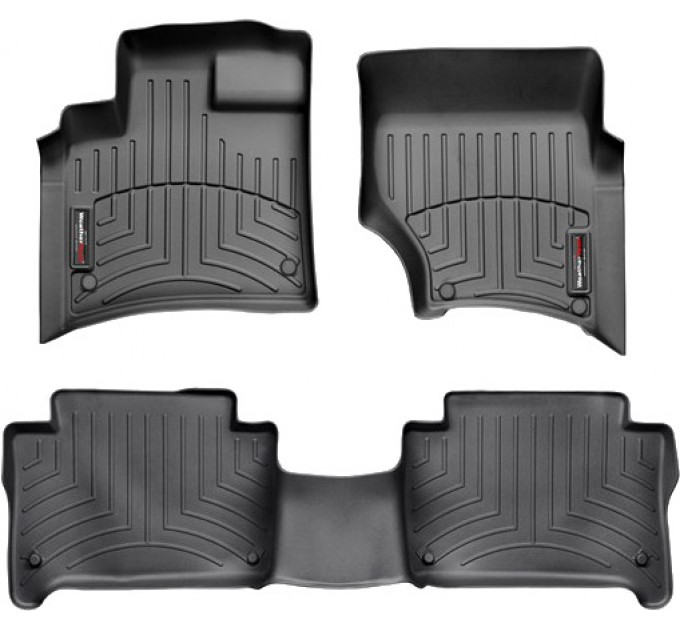 Коврики WeatherTech Black для Audi Q7 (mkI)(1-2 row) 2005-2015, цена: 10 186 грн.