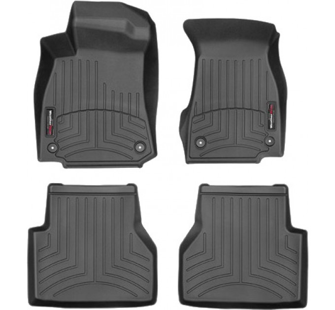 Коврики WeatherTech Black для Audi A6/S6/RS6 (C8) / A7/S7/RS7 (mkII)(4 fixings) 2018→, цена: 10 641 грн.