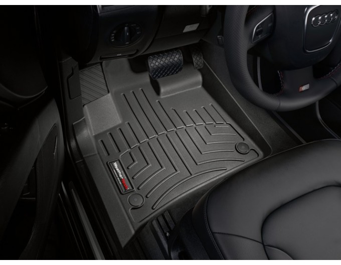 Коврики WeatherTech Black для Audi Q7 (mkI)(1-2 row) 2005-2015, цена: 11 709 грн.